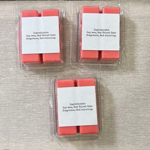 RED VELVET CAKE Wax Melts- bundle of 3 Red-Velvet Cake - Picture 2 of 3